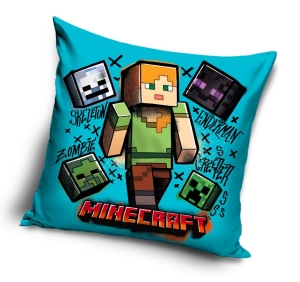 Poszewka Młodzieżowa 40x40 Minecraft Velvet     