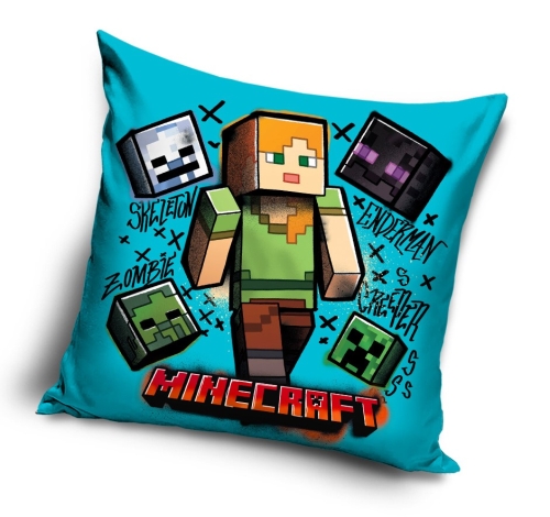 Poszewka Młodzieżowa 40x40 Minecraft Velvet     