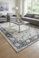 Dywan 80x150 Elba 1 Ornament niebieski / kremowy  