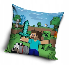 Poszewka Młodzieżowa 40x40 Minecraft Velvet    