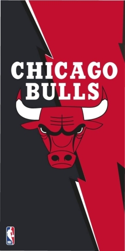 Ręcznik Plażowy Kąpielowy 70x140 NBA Chicago Bulls  Klubowy Bawełna 