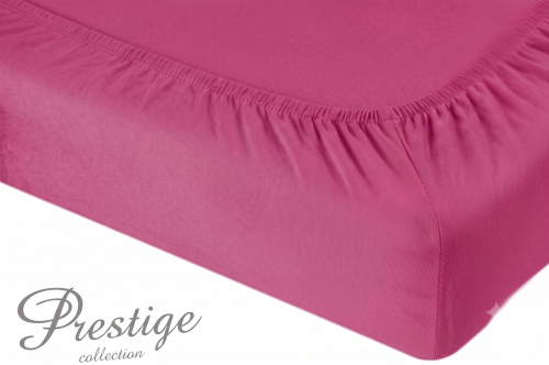 Prześcieradło Jersey z gumką 180x200 Amarant Prestige Collection 160 g/m2 