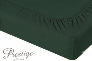 Prześcieradło Jersey z gumką 140x200 Ciemny Zielone Prestige Collection 160 g/m2