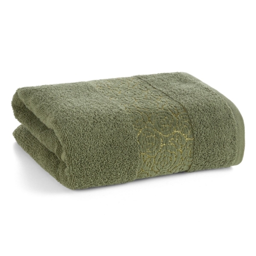 Ręcznik 50x90 Iris Zielony Premium bawełna 500g  