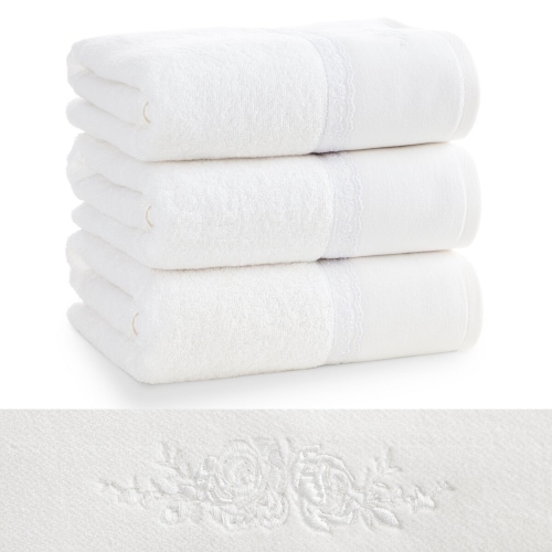 Ręcznik 70x140 Sisi Biały Premium bawełna 500g  