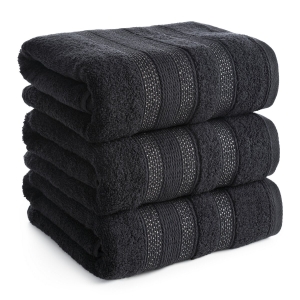 Ręcznik 70x140 Judy Czarny Premium bawełna 500g 