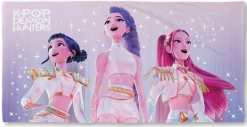 Ręcznik Plażowy Kąpielowy 70x140 K-Pop Demon Hunters Stars 