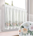 Zazdrostka Flowery 60x150 biała / fioletowa w kwiaty Tunel 