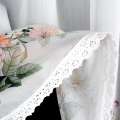 Zazdrostka Flowery 60x150 biała / fioletowa w kwiaty Tunel 