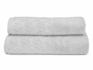 Ręcznik 50x90 Milano jasny szary bawełna 500g Premium 