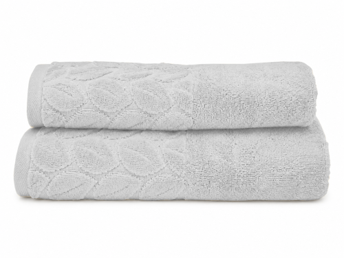 Ręcznik 50x90 Milano jasny szary bawełna 500g Premium 