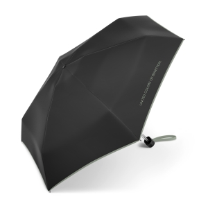 Parasol Benetton kieszonkowy  składany z pokrowcem Ultra Mini Czarny 