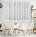 Firana gotowa Talia 350x150 biała na przelotki 