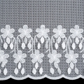 Firana gotowa na przelotkach Sadie 300x150 biała