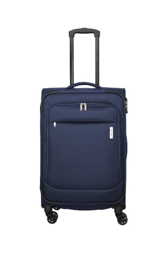 Walizka Średnia 66cm M Travelite Priego Granatowa