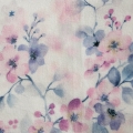 Koc 150x200 Flora kwiatowy biały/pudrowy