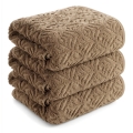 Ręcznik 50x90 Egipt 2 Jasny Brąz Premium bawełna 610g  
