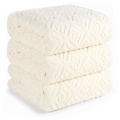 Ręcznik 70x140 Egipt 2 Kremowy Premium bawełna 610g   