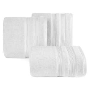 Ręcznik 50x90 Rico Biały bawełna modal 550g    