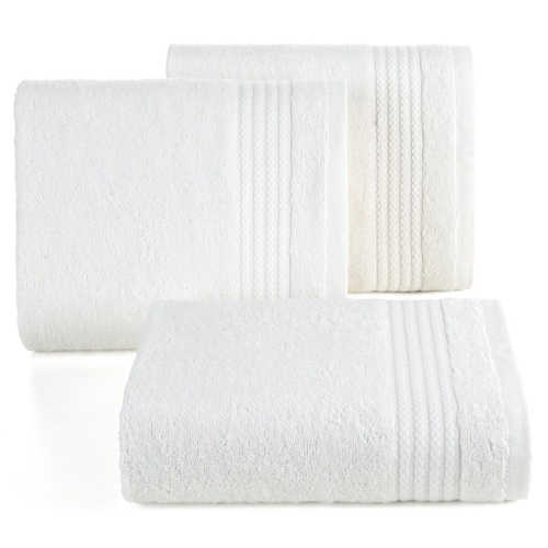Ręcznik 70x140 Laris Kremowy bawełna modal 550g 