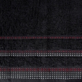 Ręcznik 50x90 Pola Czarny bawełna 500g 