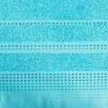 Ręcznik 70x140 Pola Niebieski/Błękitny bawełna 500g  