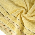 Ręcznik 70x140 Pola Żółty bawełna 500g 