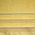 Ręcznik 70x140 Pola Żółty bawełna 500g 