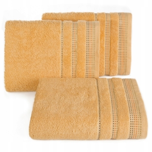 Ręcznik 70x140 Pola Żółty bawełna 500g 