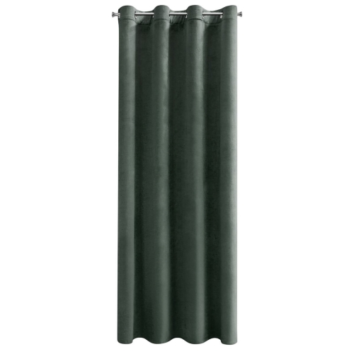 Zasłona gotowa na przelotkach NADINE 140x250 szałwiowa