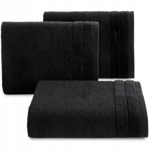 Ręcznik 70x140 Damla Czarny bawełna 500g     