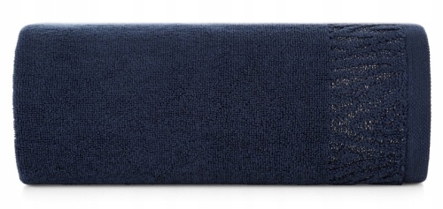 Ręcznik 50x90 Margo Granatowy bawełna 500g    