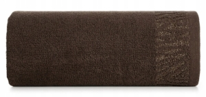 Ręcznik 70x140 Margo Brązowy bawełna 500g    