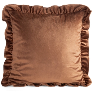 Poszewka 45x45 Brenda z falbanką ruda