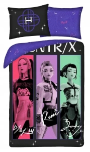Pościel Bawełniana 140x200 Demon Hunters K-Pop HIT