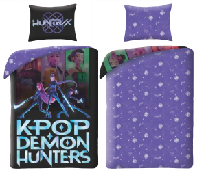 Pościel Młodzieżowa 140x200 Demon Hunters K-Pop HIT 