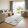 Dywan 120x170 Monaco 3 stalowy / czarny     