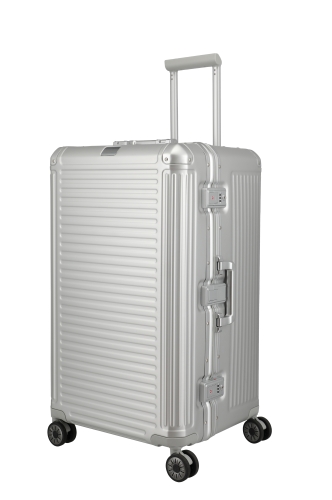 Walizka Next Trunk DUŻA 77cm  L  Aluminium Premium Srebrna 