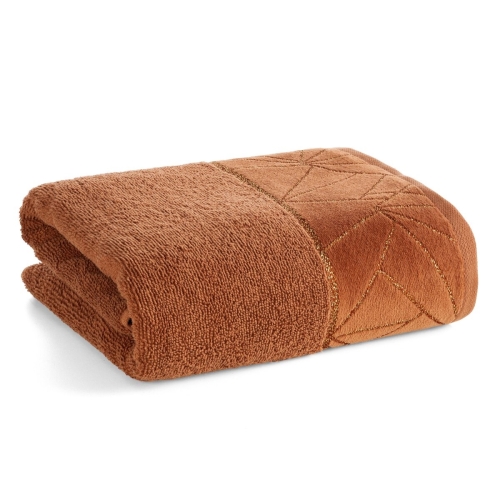 Ręcznik 50x90 Cleo ceglasty Premium bawełna 500gr