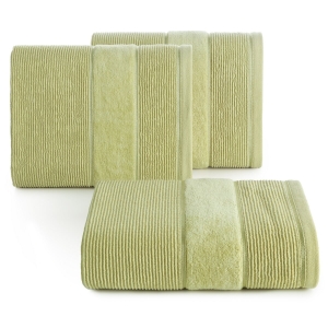 Ręcznik 50x90 Emma jasny zielony Premium bawełna 500gr