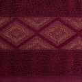 Ręcznik 70x140 Azari bordowy Premium bawełna 500gr  