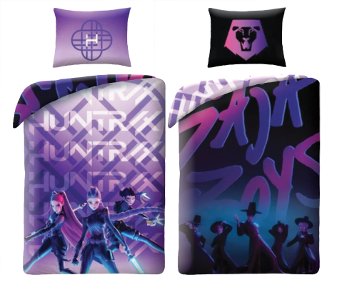 Pościel Młodzieżowa 140x200 Demon Hunters K-Pop HIT  