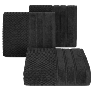 Ręcznik 50x90 Adore czarny Premium bawełna 500gr 