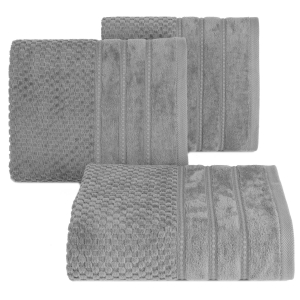 Ręcznik 50x90 Adore srebrny Premium bawełna 500gr  