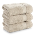 Ręcznik 70x140 Egipt beżowy Premium bawełna 610g   