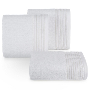 Ręcznik 50x90 Lari biały Premium bawełna 500gr    