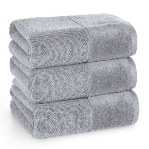 Ręcznik 50x90 Fero srebrny Premium bawełna 500gr  