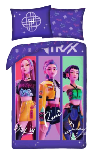 Pościel Bawełniana 140x200 Demon Hunters K-Pop HIT 