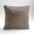 Pościel Pure z Makosatyny bawełnianej 140x200 C. Beżowa Taupe Premium  