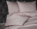 Pościel Pure z Makosatyny bawełnianej 160x200 Różowa Pudrowa Premium  